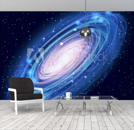 Afbeeldingen van Beautiful Glowing Vector Andromeda Galaxy